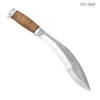 Кукри Джунгли, стабилизированный кап клена, с тыльником