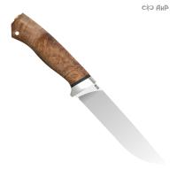 Бекас, стабилизированный кап клена, с ввертышем, клиновая срезка