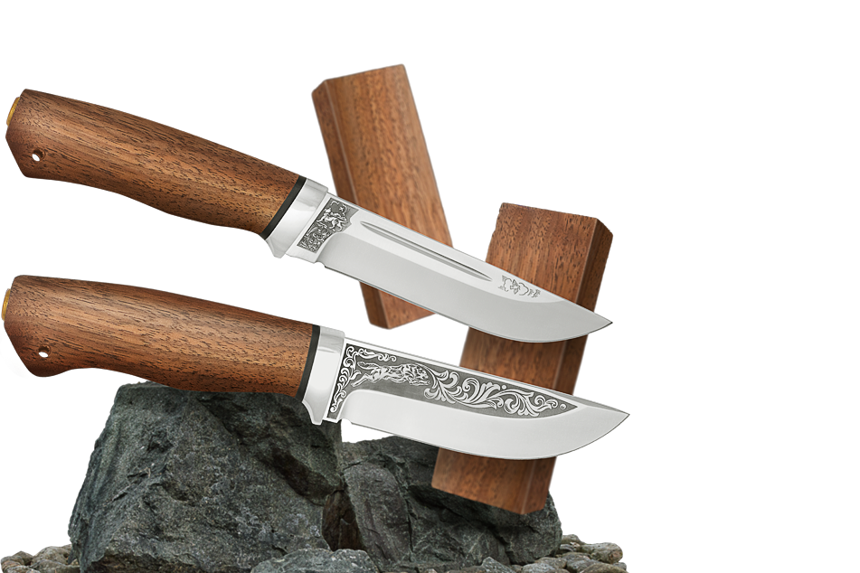 ИЗМЕНЕНИЕ БАЗОВОЙ КОМПЛЕКТАЦИИ НОЖЕЙС РУКОЯТЬЮ ИЗ ОРЕХА