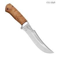 Клык, стабилизированный кап клена, с ввертышем