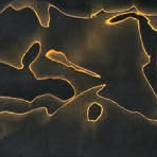 композит с латунной микросеткой волны, черный