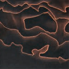 композит с медной микросеткой волны, черный