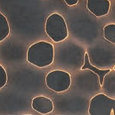 композит с бронзовой микросеткой соты, черный