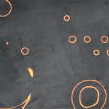 композит светящийся с микросеткой луна