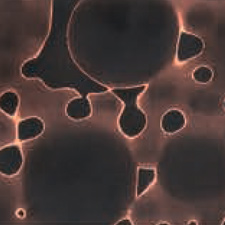 композит с медной микросеткой волны, черный