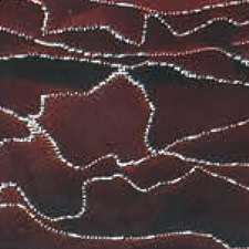 композит с алюминиевой микросеткой волны, красный