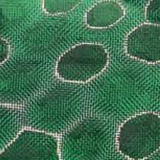 композит с алюминиевой микросеткой соты, зеленый