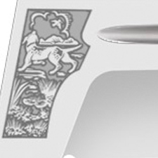 стандартная гравировка нерж.сталь без покрытия#st