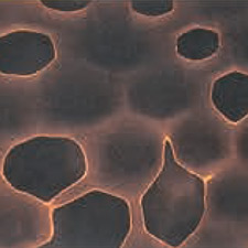 композит с медной микросеткой соты, черный