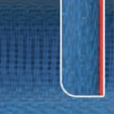 микарта ярко-синий холст с красной подложкой