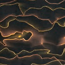 композит с латунной и бронзовой микросеткой волны, черный