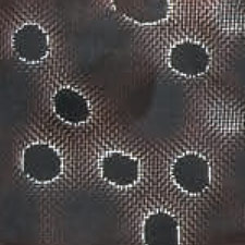 композит с алюминиевой микросеткой соты, коричневый